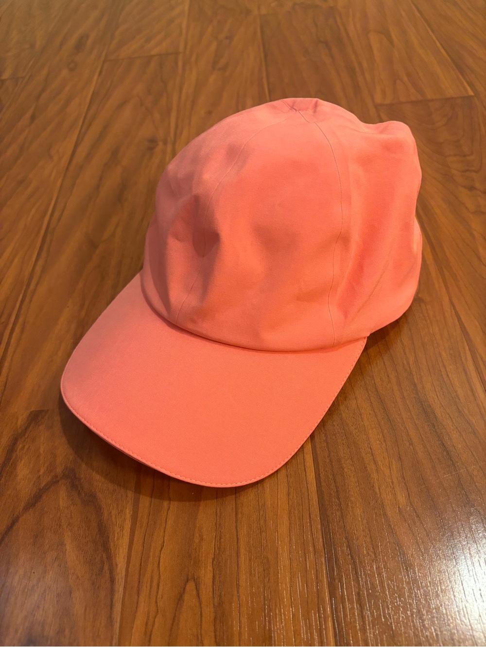 Lululemon Fast and Free Womens Ponytail Running Hat Raspberry Cream Pink OS